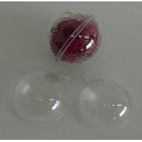 Plastiekbal transparant 5 cm